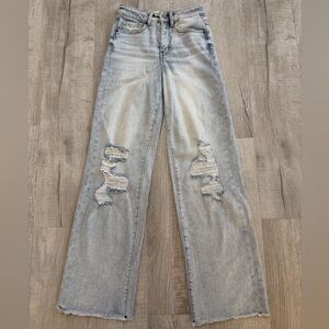 BKE Billie Jeans (high rise, wide leg) size 25x32